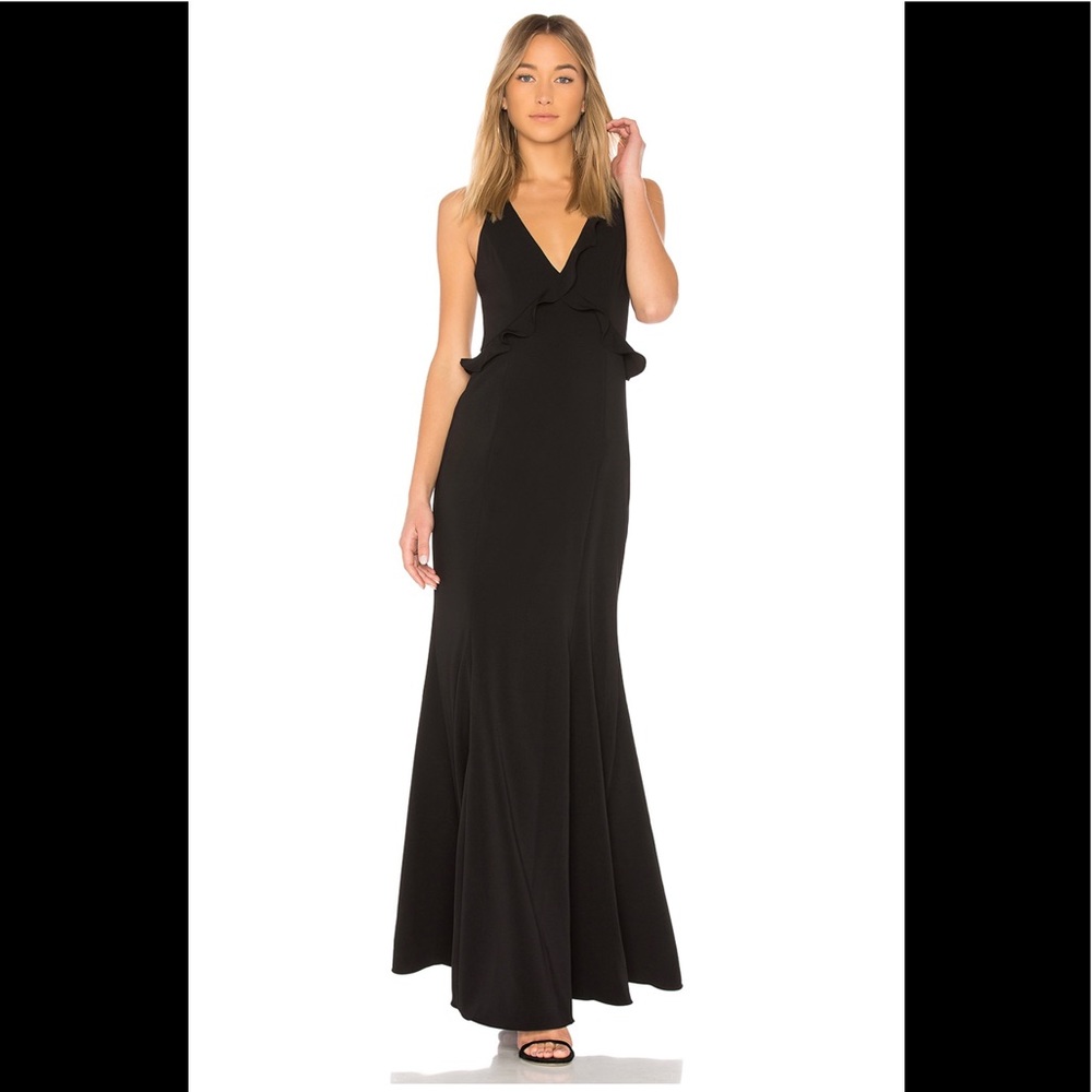 Jay Godfrey Joseph Gown, Black